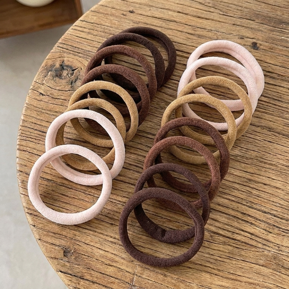 Winter Terry Cloth Hair Ties