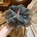 Floral Satin Scrunchies